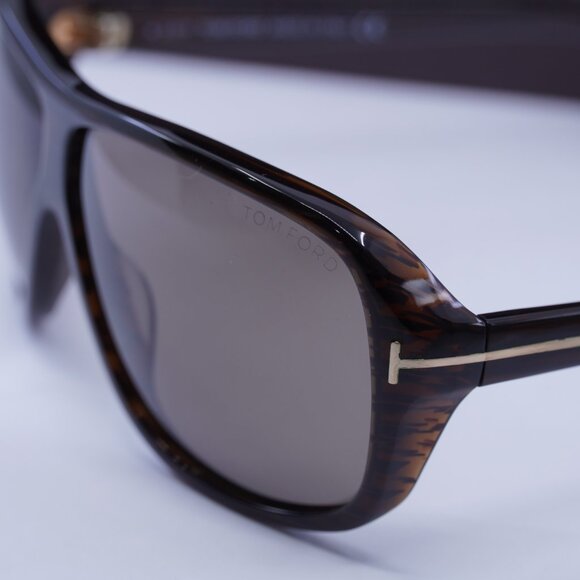 Tom Ford Blake FT0242 50J Aviator Sunglasses - Brown - Picture 3 of 9